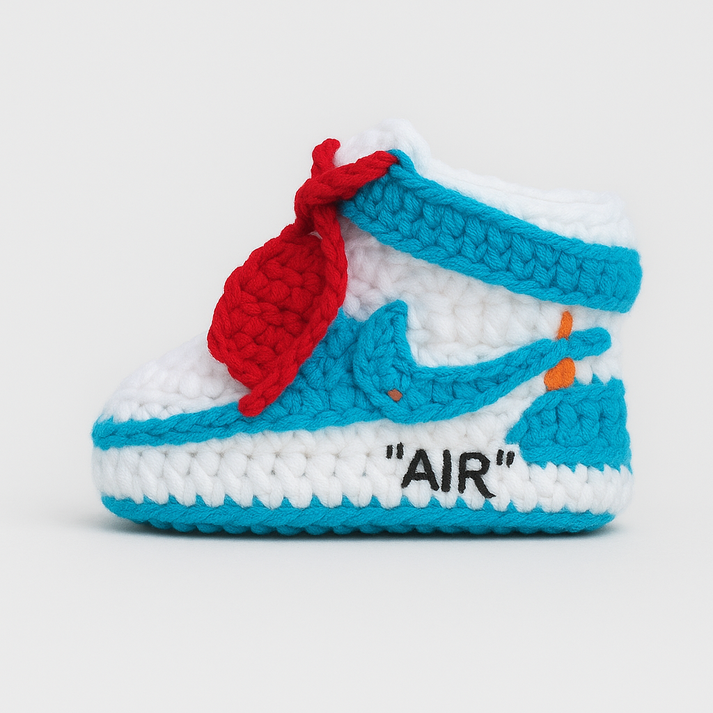 AJ1 “Off-White UNC” Style Knitties