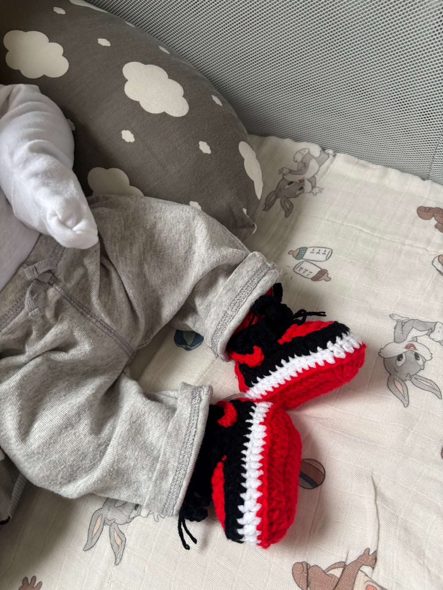 AJ1 “Bred” Style Knitties